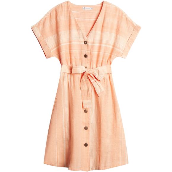 NWT Carve Designs Womens Dress Size Medium Linen Cotton Willow Button Down $92 - Picture 1 of 10